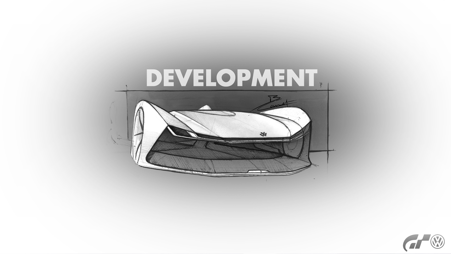 VOLKSWAGEN XE，Automatic design，sketch，Sports car，