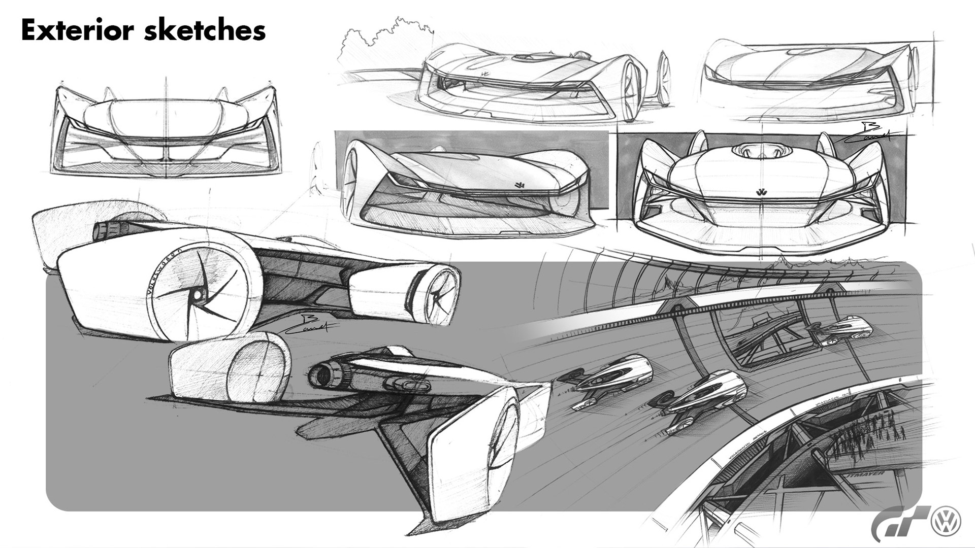 VOLKSWAGEN XE，Automatic design，sketch，Sports car，