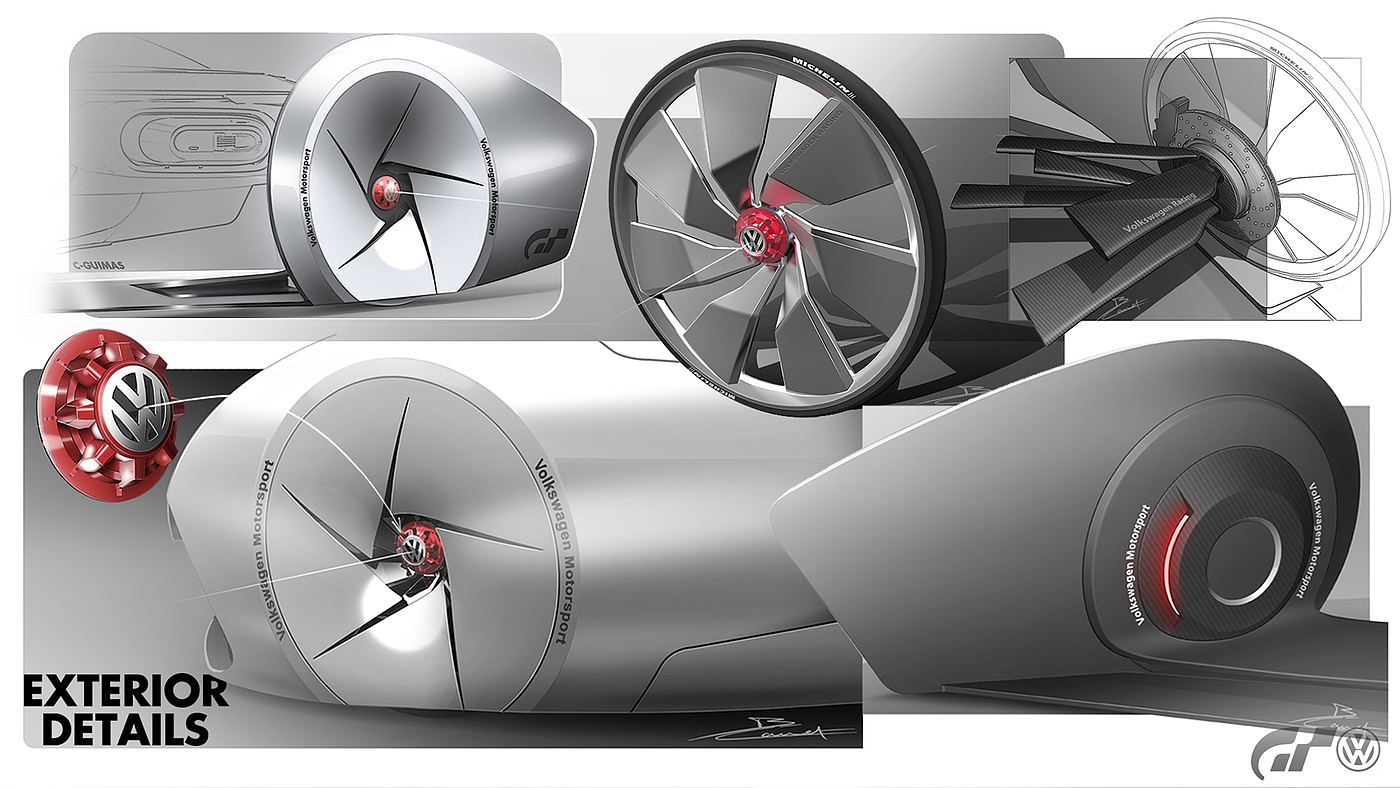 VOLKSWAGEN XE，Automatic design，sketch，Sports car，