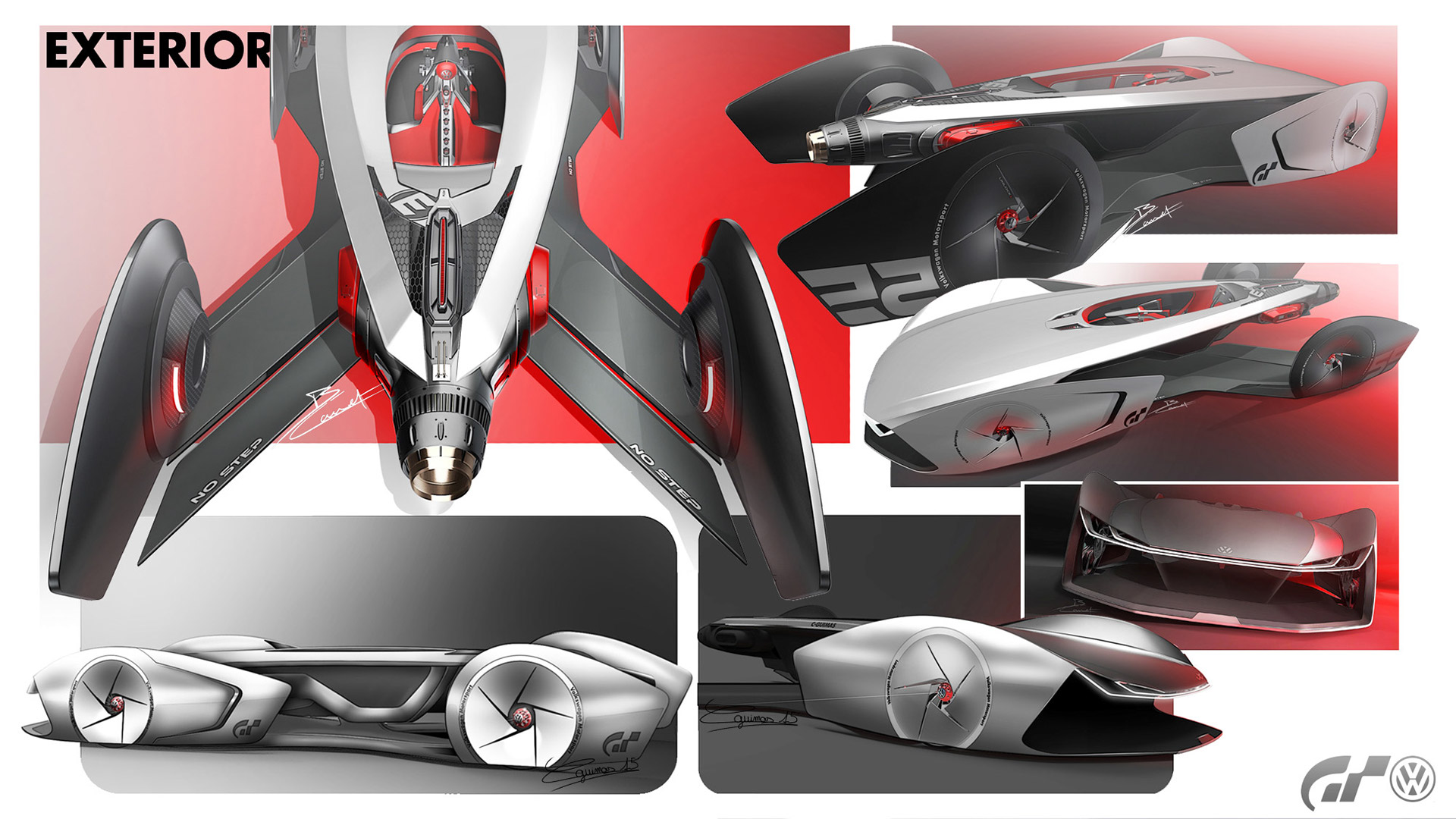 VOLKSWAGEN XE，Automatic design，sketch，Sports car，