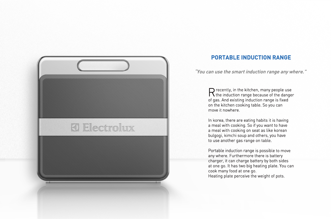 Electrolux，kitchen，cooking，Inductive intelligence，portable，