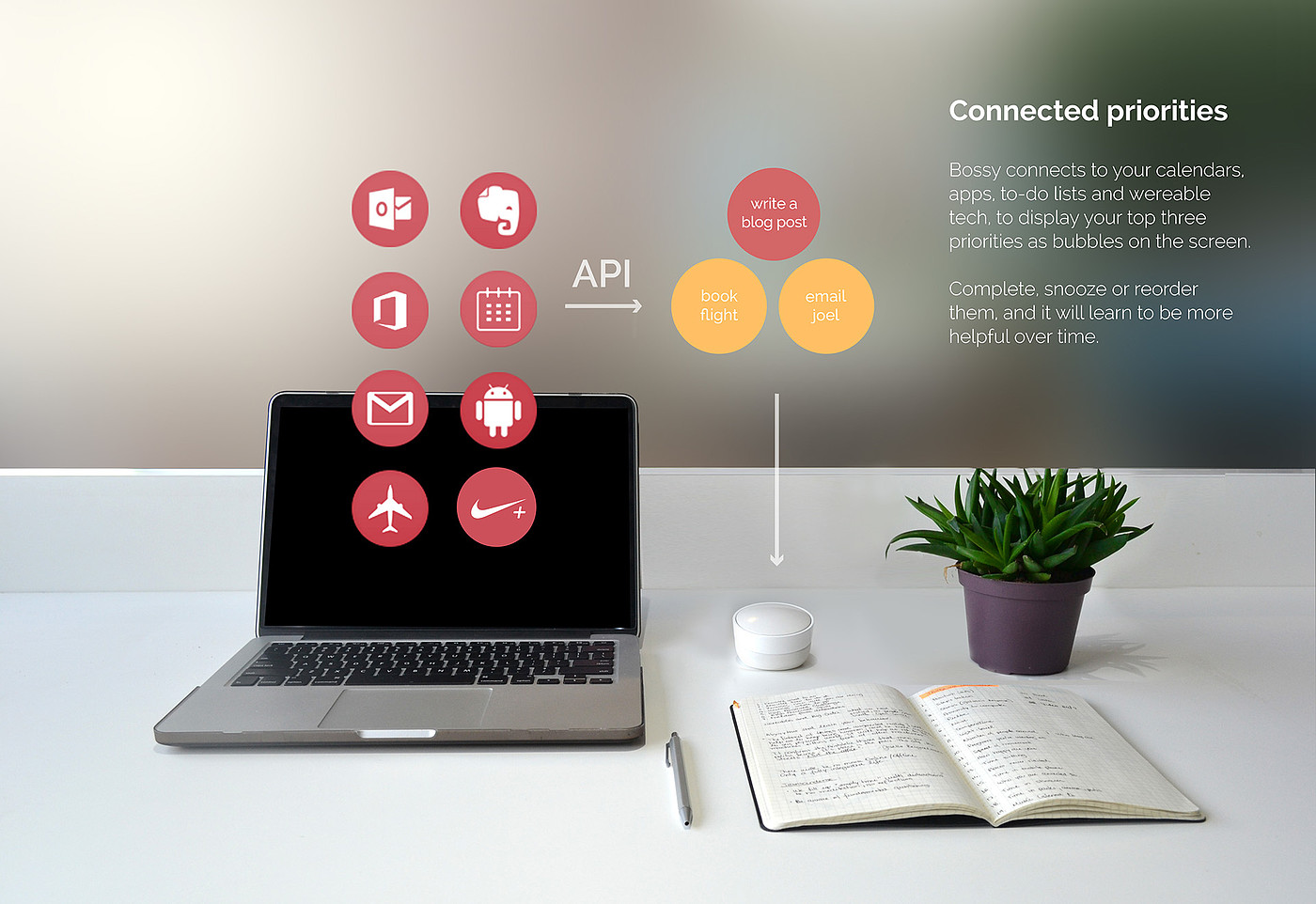white，product design，Bossy，Reminder，