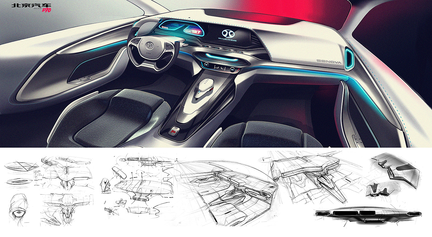 Automatic design，SENOVA OFFSPACE，Automotive interior，