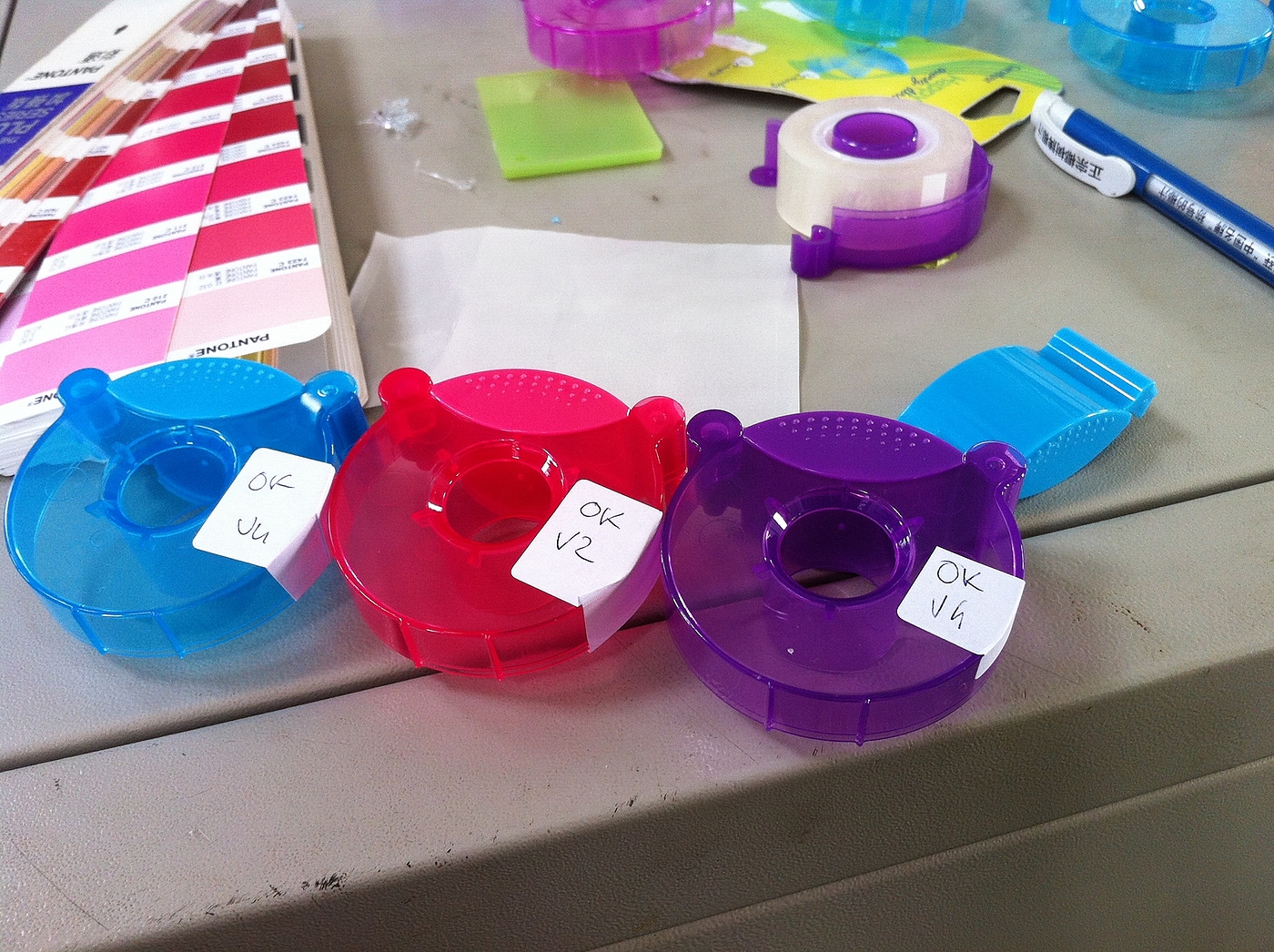 product design，Plastic，HAPPY ROLL，Tape box，