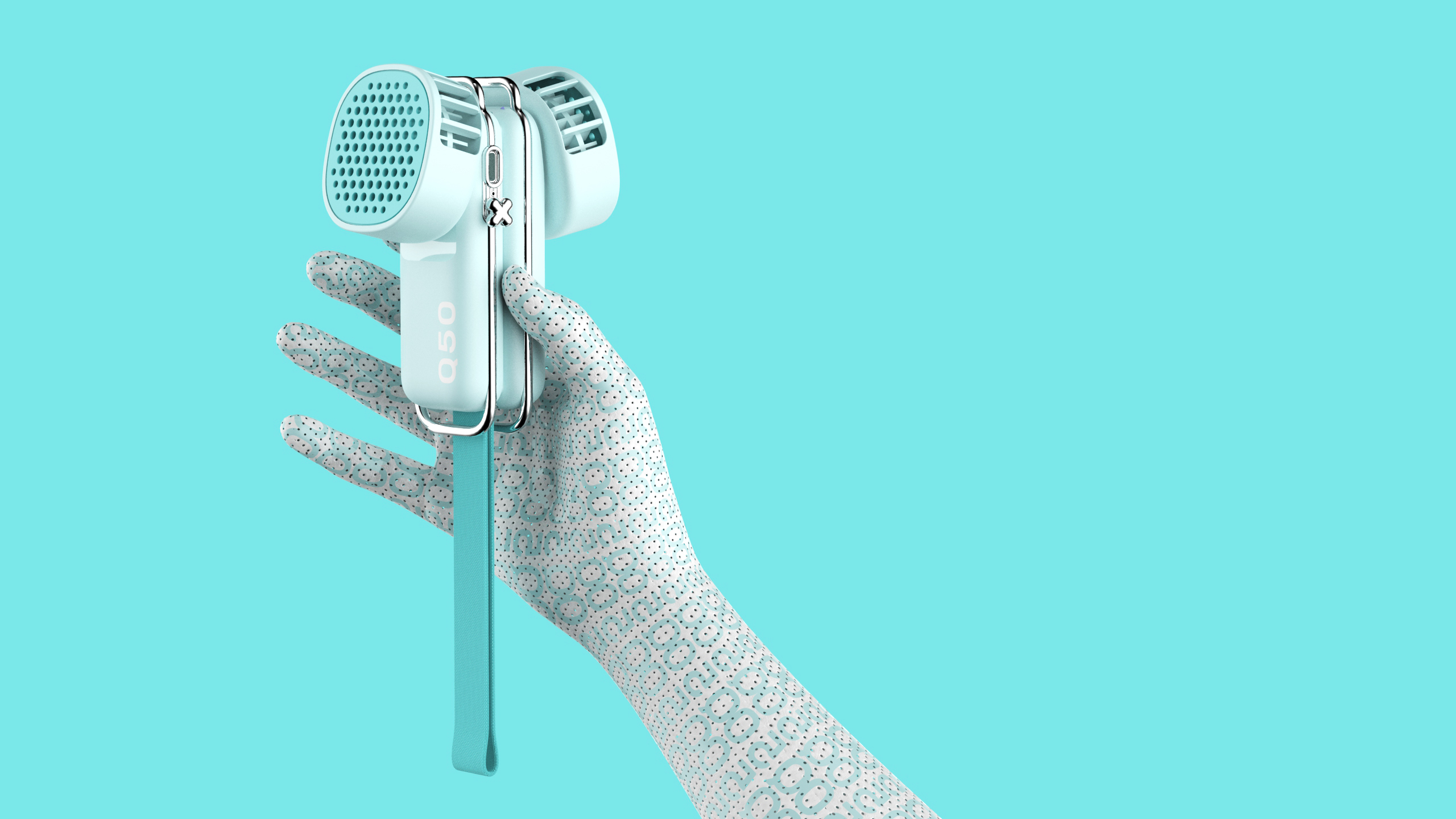 Hanging neck fan，Handheld fan，Desktop fan，Small fan，