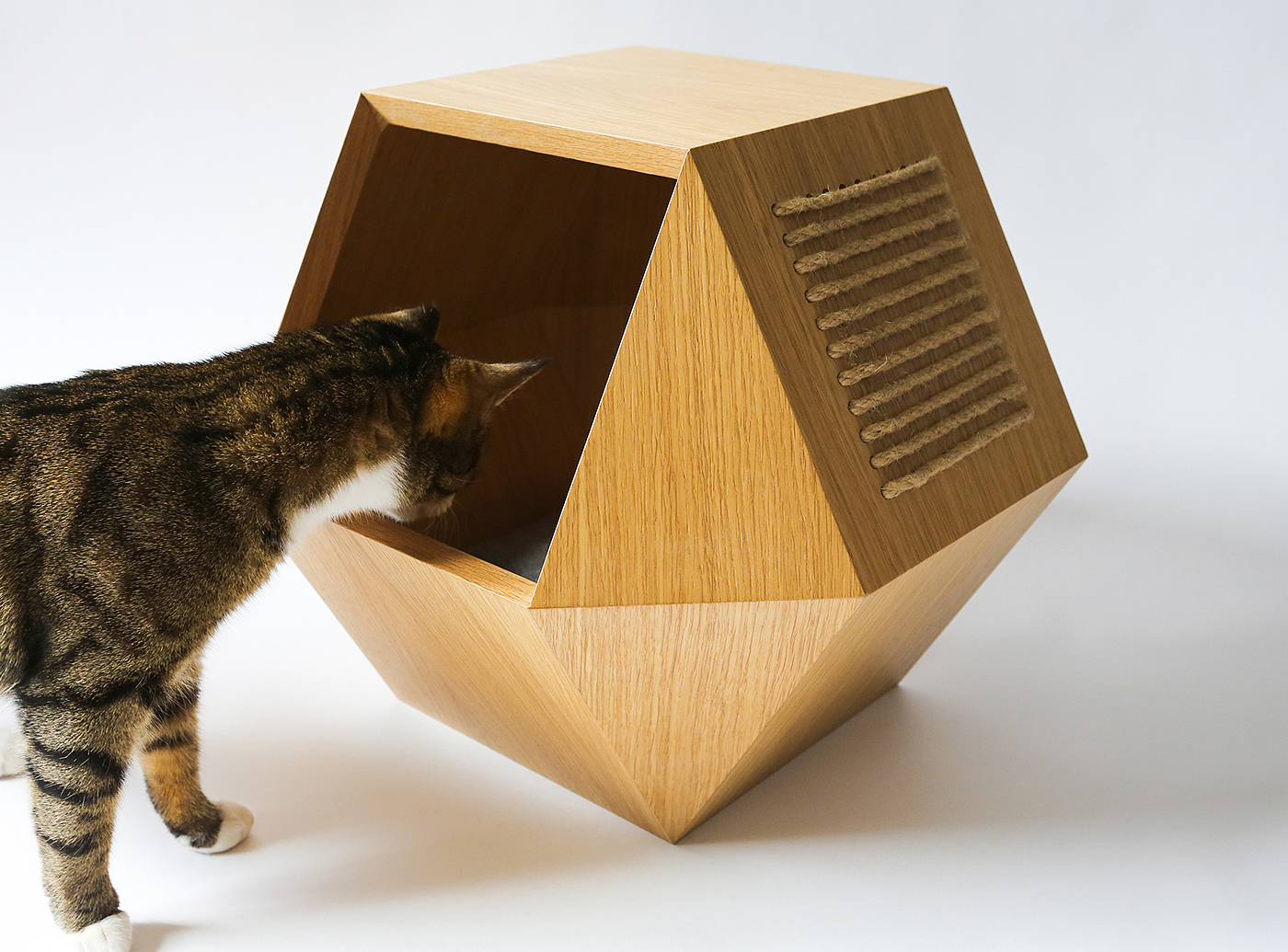Kotohouse，Cat nest，product design，woodiness，