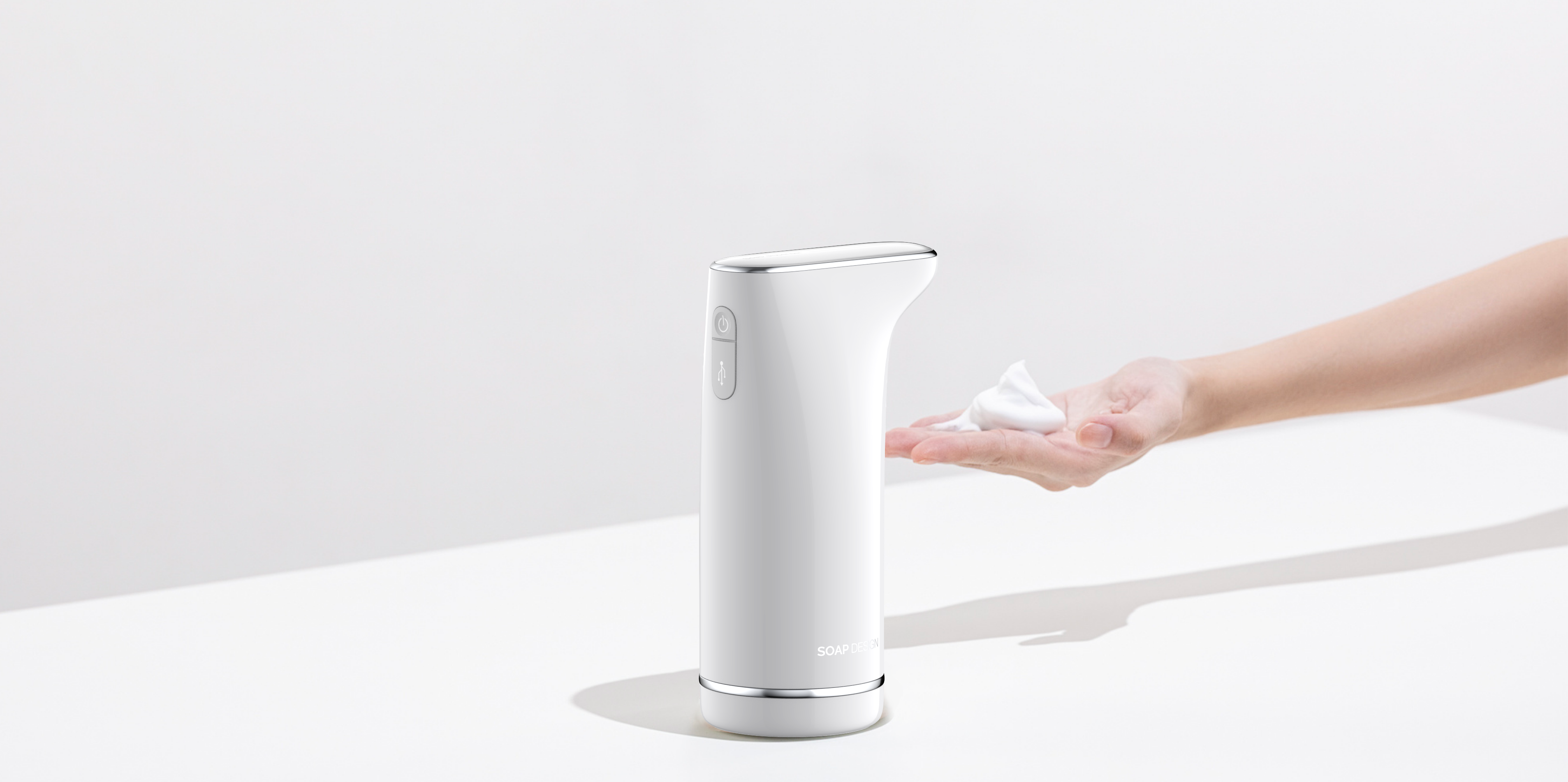 Soap dispenser，Wash mobile phone，Foam washing mobile phone，