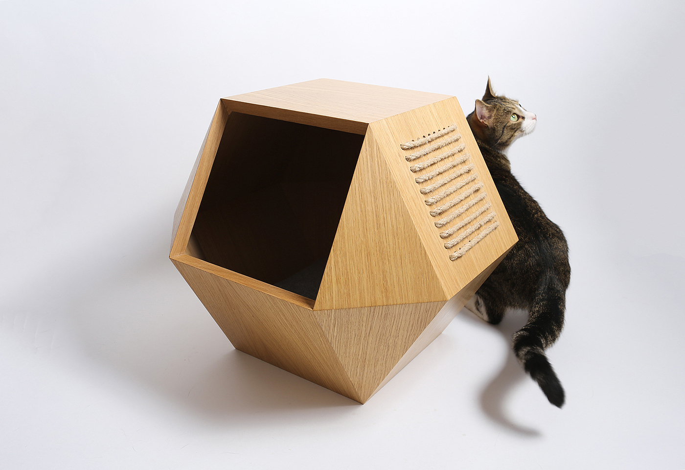 Kotohouse，Cat nest，product design，woodiness，