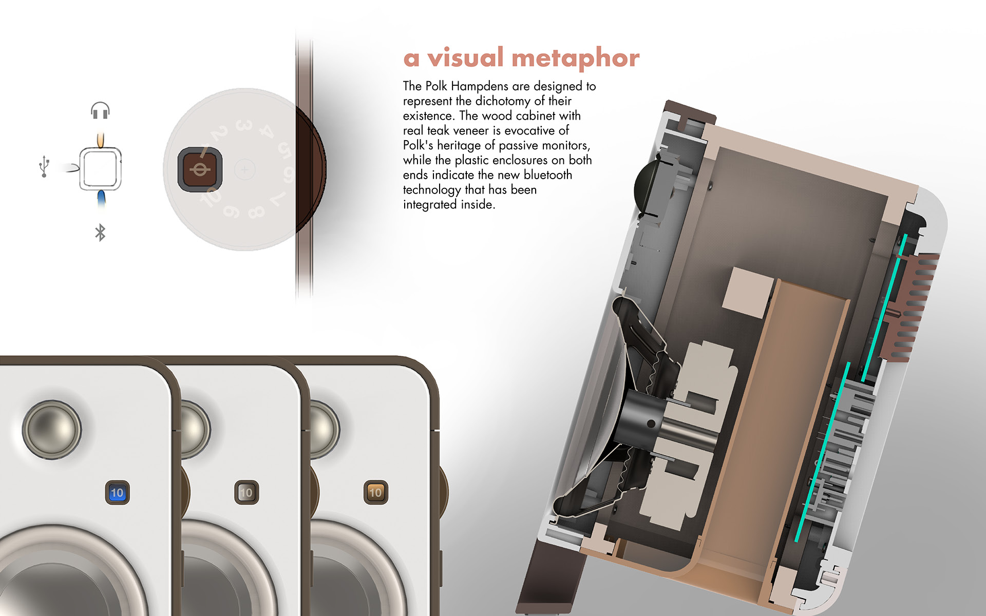 Hampden，product design，speaker，