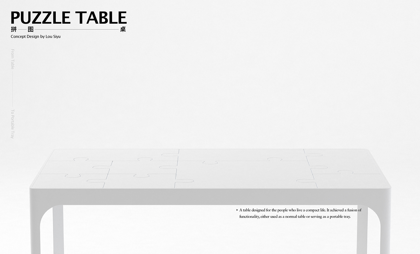 Table，Jigsaw puzzle，modular，