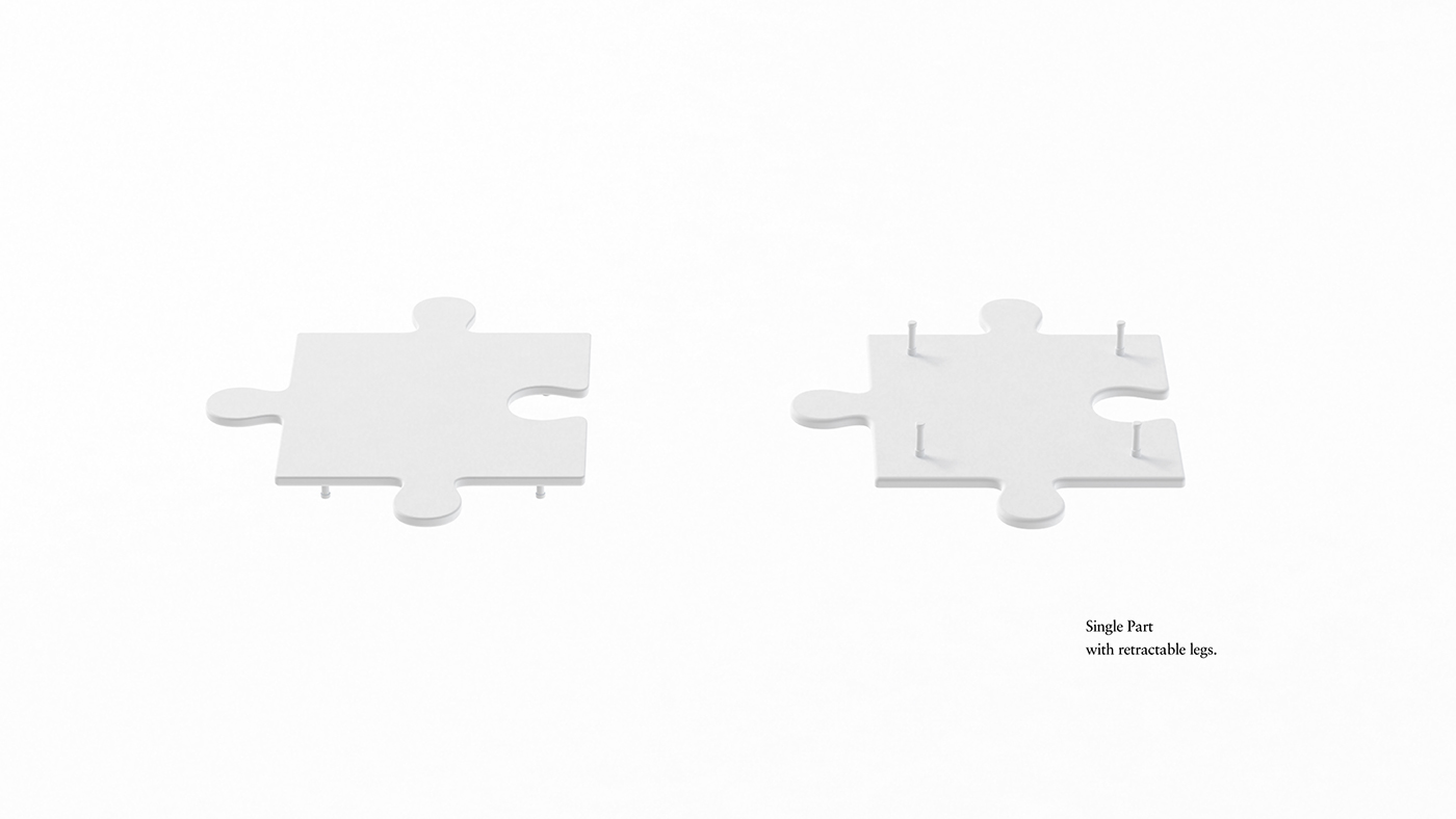 Table，Jigsaw puzzle，modular，