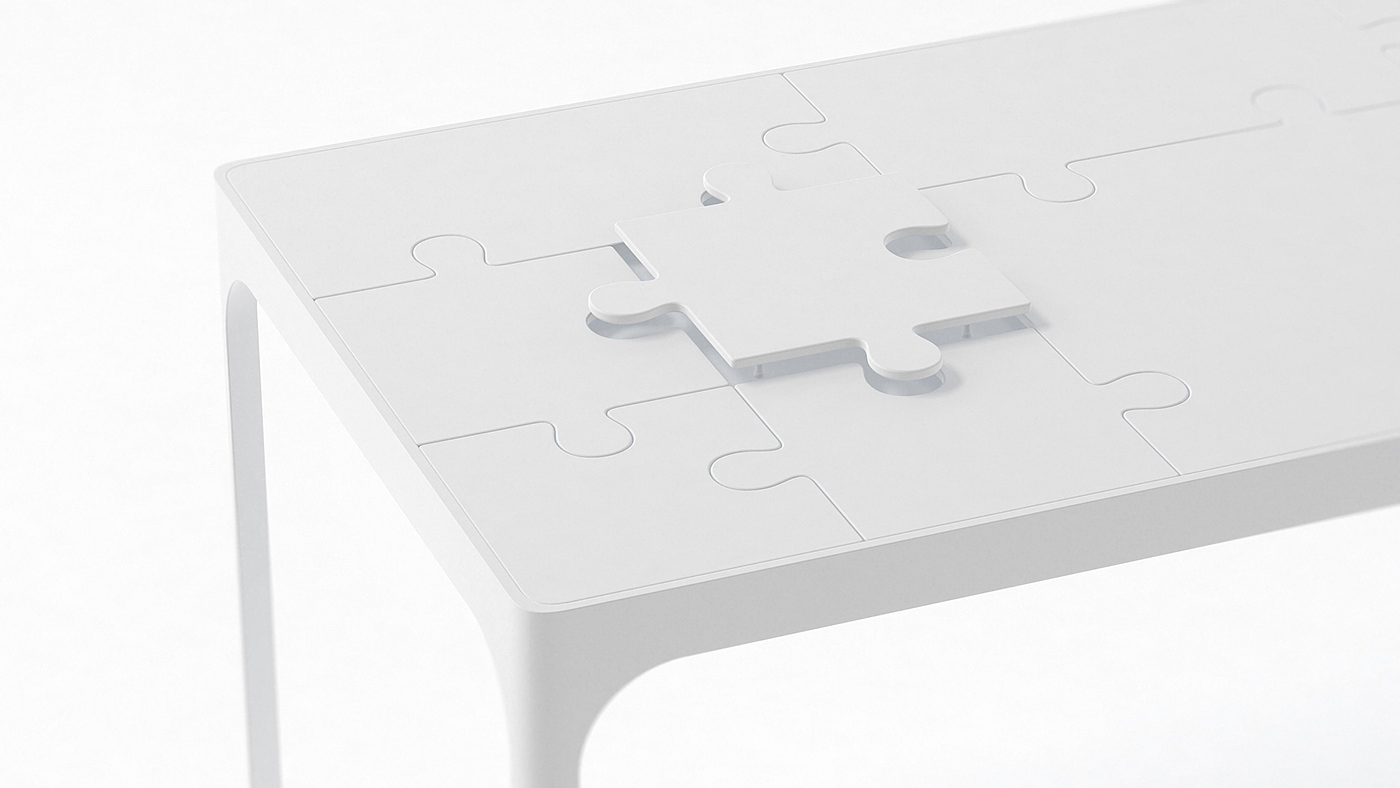 Table，Jigsaw puzzle，modular，