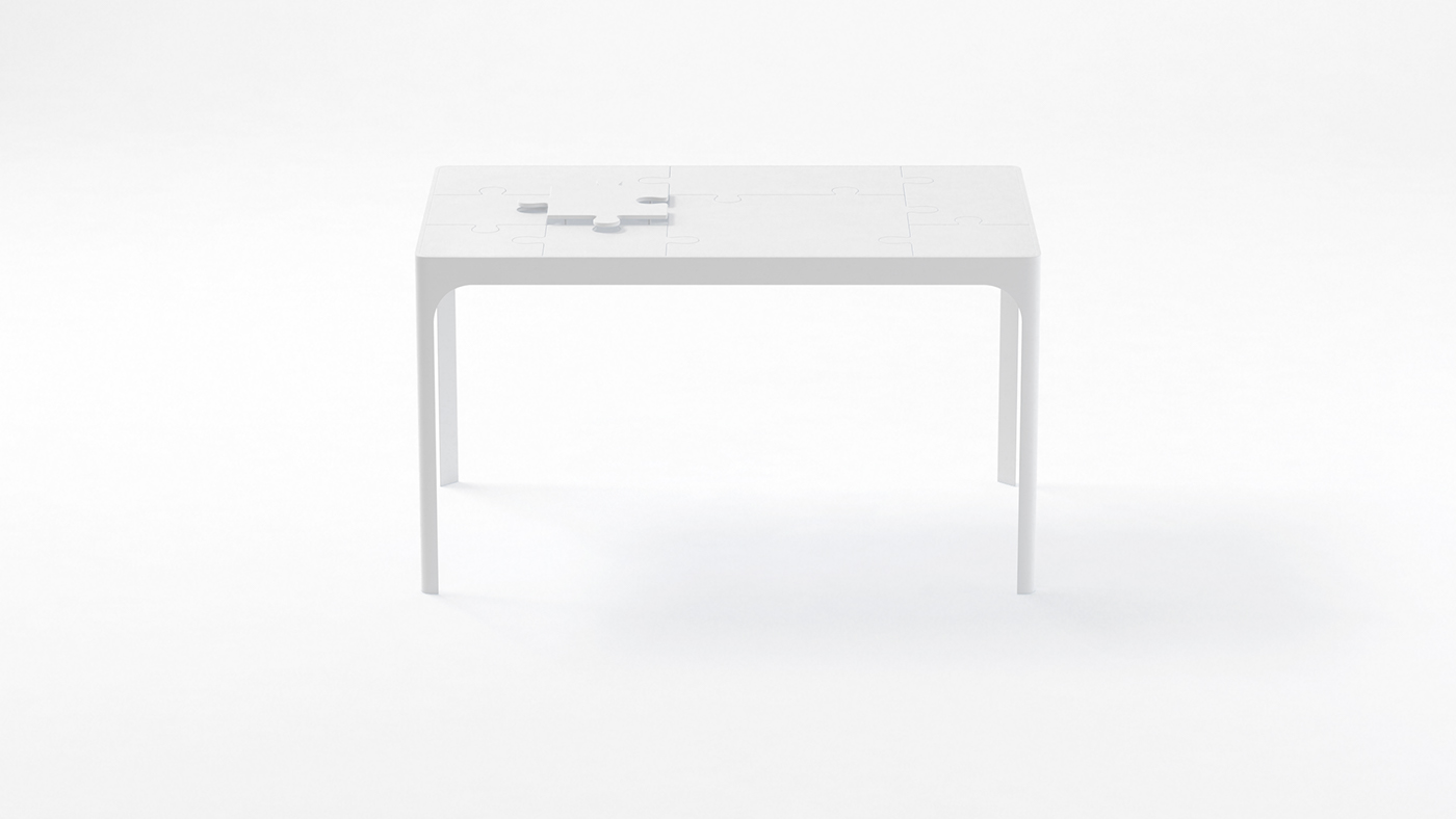 Table，Jigsaw puzzle，modular，