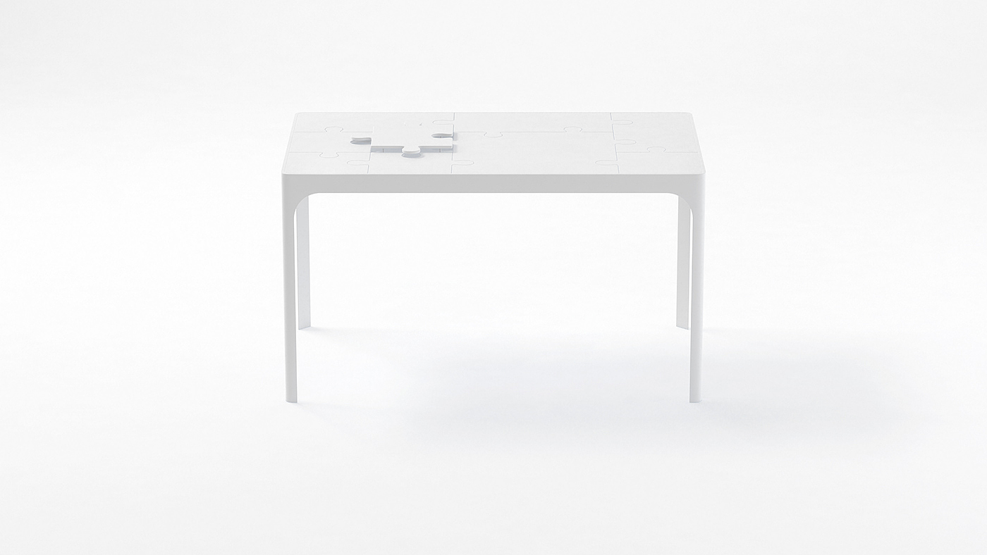 Table，Jigsaw puzzle，modular，
