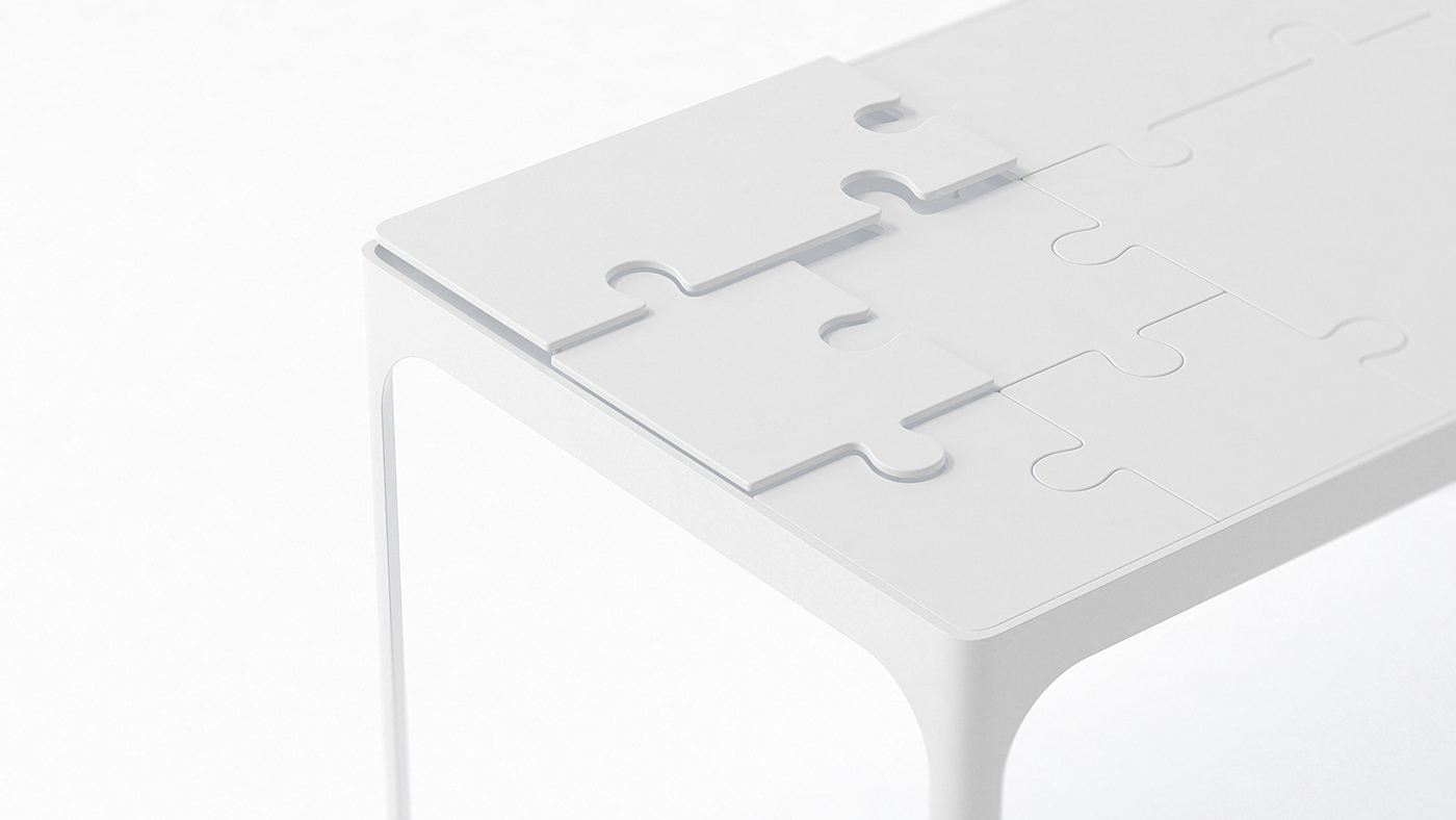 Table，Jigsaw puzzle，modular，