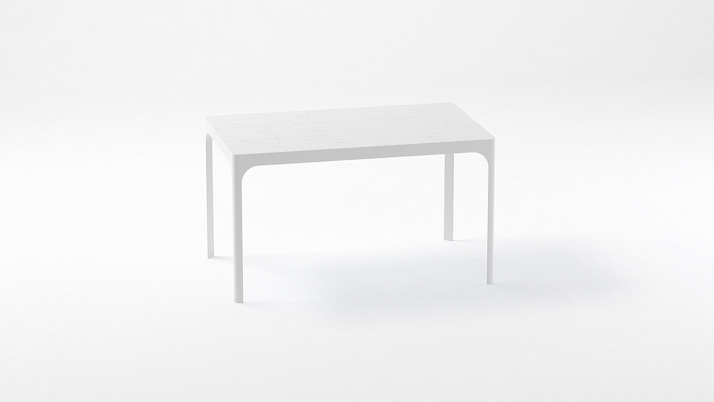 Table，Jigsaw puzzle，modular，