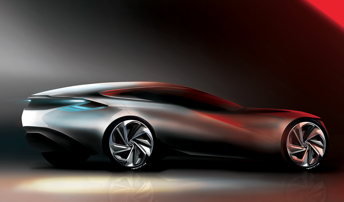 Hand drawn，automobile，modelling，