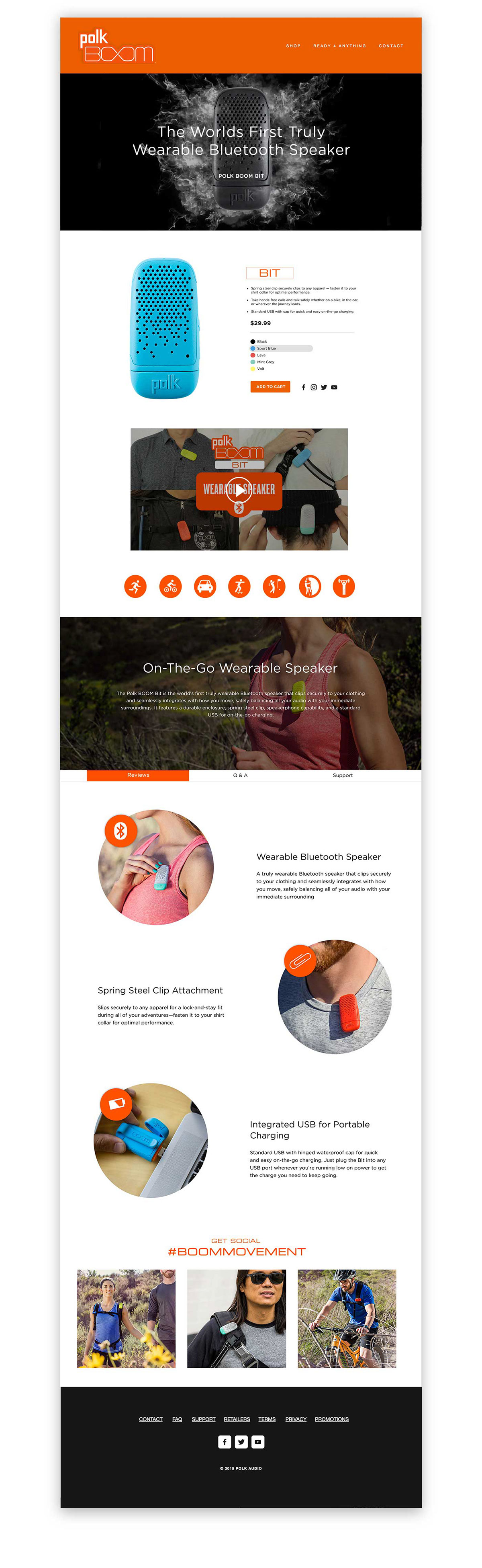 Mr Polk BOOM，colour，Bluetooth，