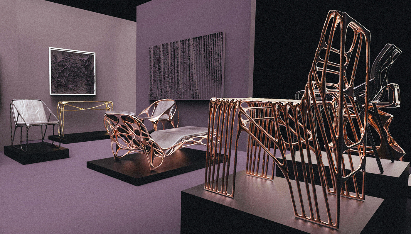 furniture，Home Furnishing，copper，brass，pure copper，Organic form，