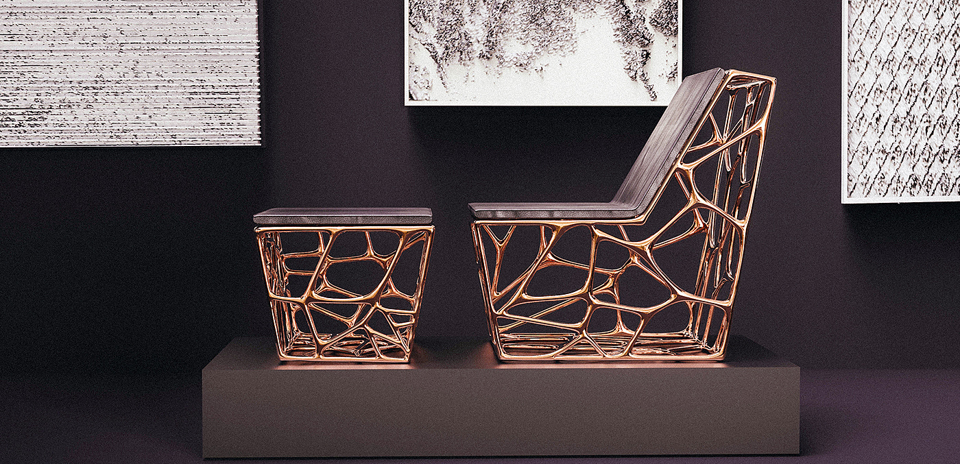 furniture，Home Furnishing，copper，brass，pure copper，Organic form，