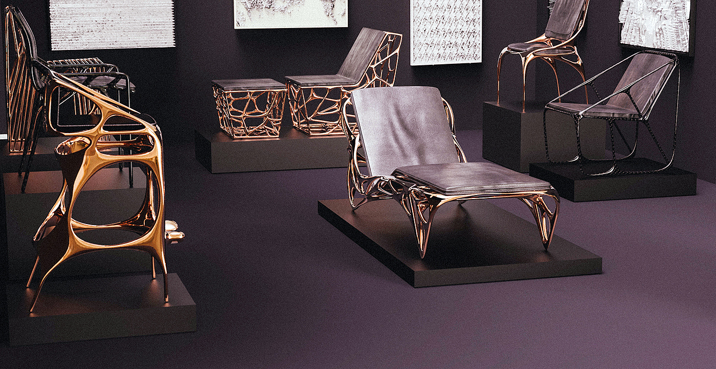 furniture，Home Furnishing，copper，brass，pure copper，Organic form，