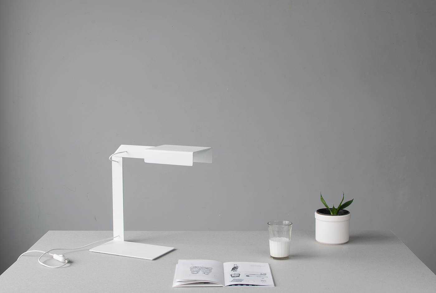 STEEL，Desk lamp，Minimalist，