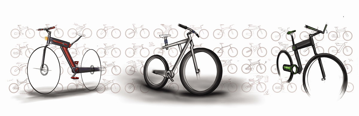 Hand drawn，chair，glove，Bicycle，package，clothes，