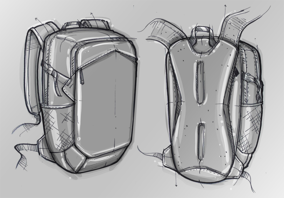 Hand drawn，chair，glove，Bicycle，package，clothes，