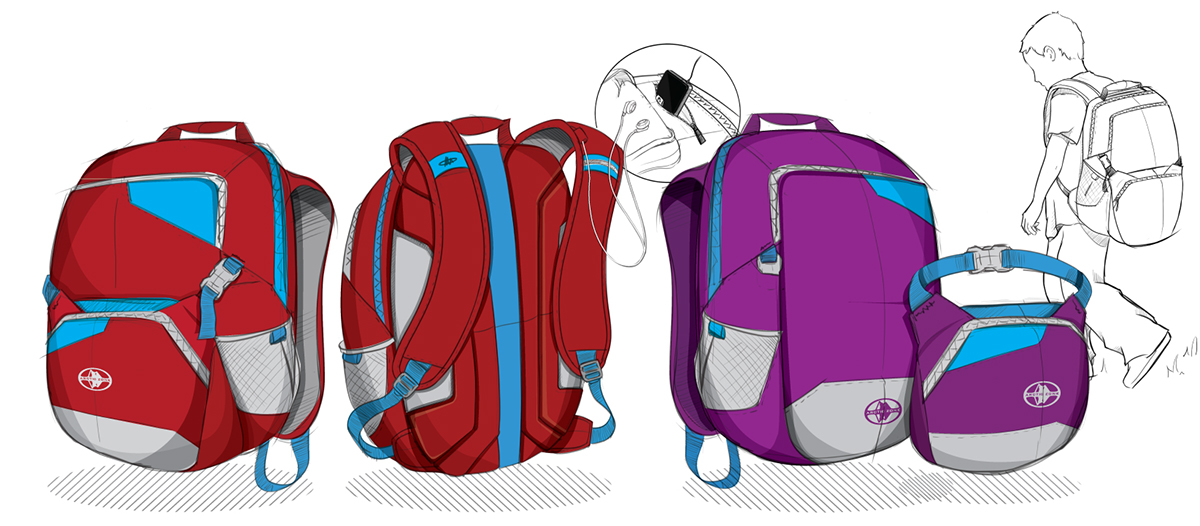 Hand drawn，chair，glove，Bicycle，package，clothes，