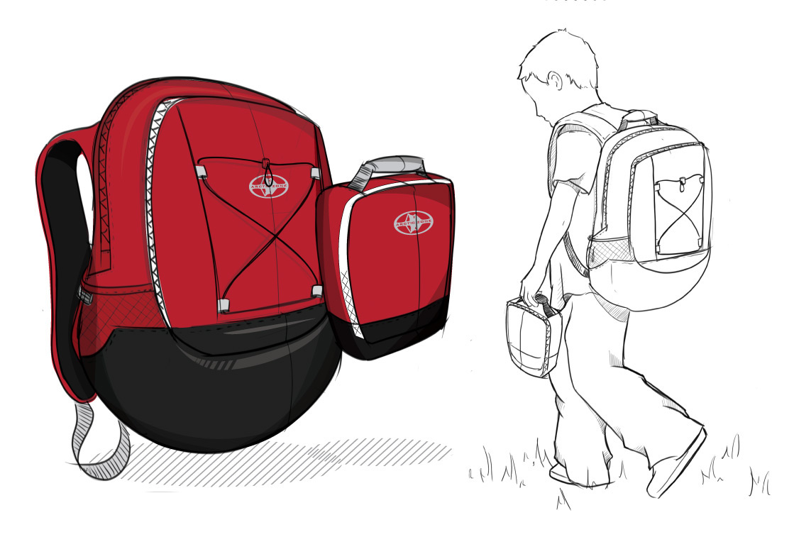 Hand drawn，chair，glove，Bicycle，package，clothes，