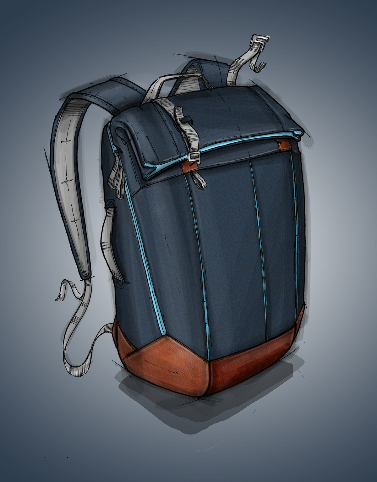 Hand drawn，chair，glove，Bicycle，package，clothes，