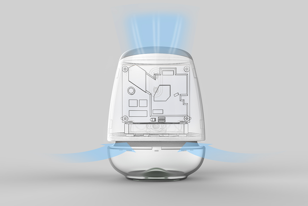 Air monitor，indoor，360 ° air inlet，asthma，allergy，