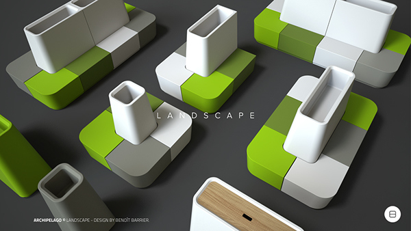 furniture，Home Furnishing，integrated，public space ，Botany，chair，