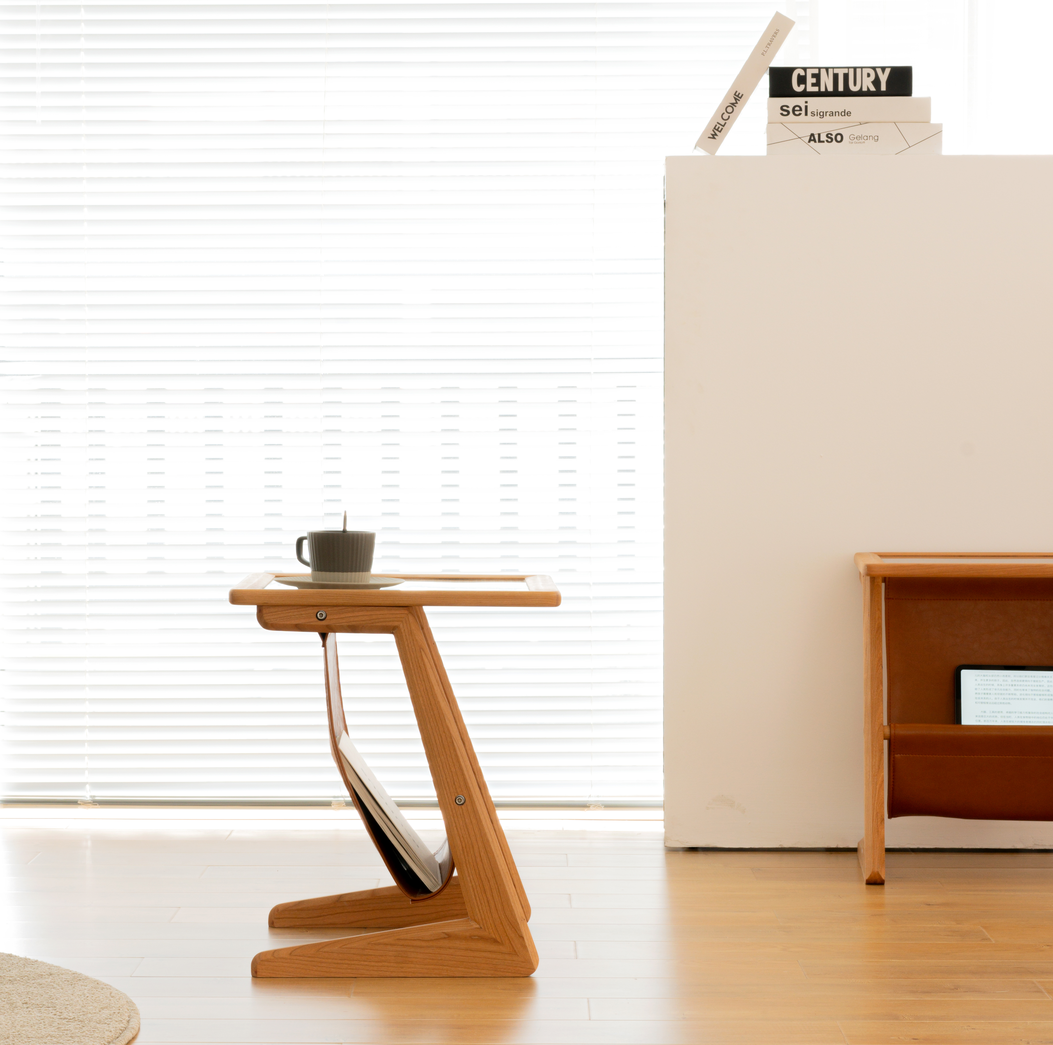 Solid wood furniture，furniture design ，Cherry wood furniture，product design，Side table，bedside cupboard，