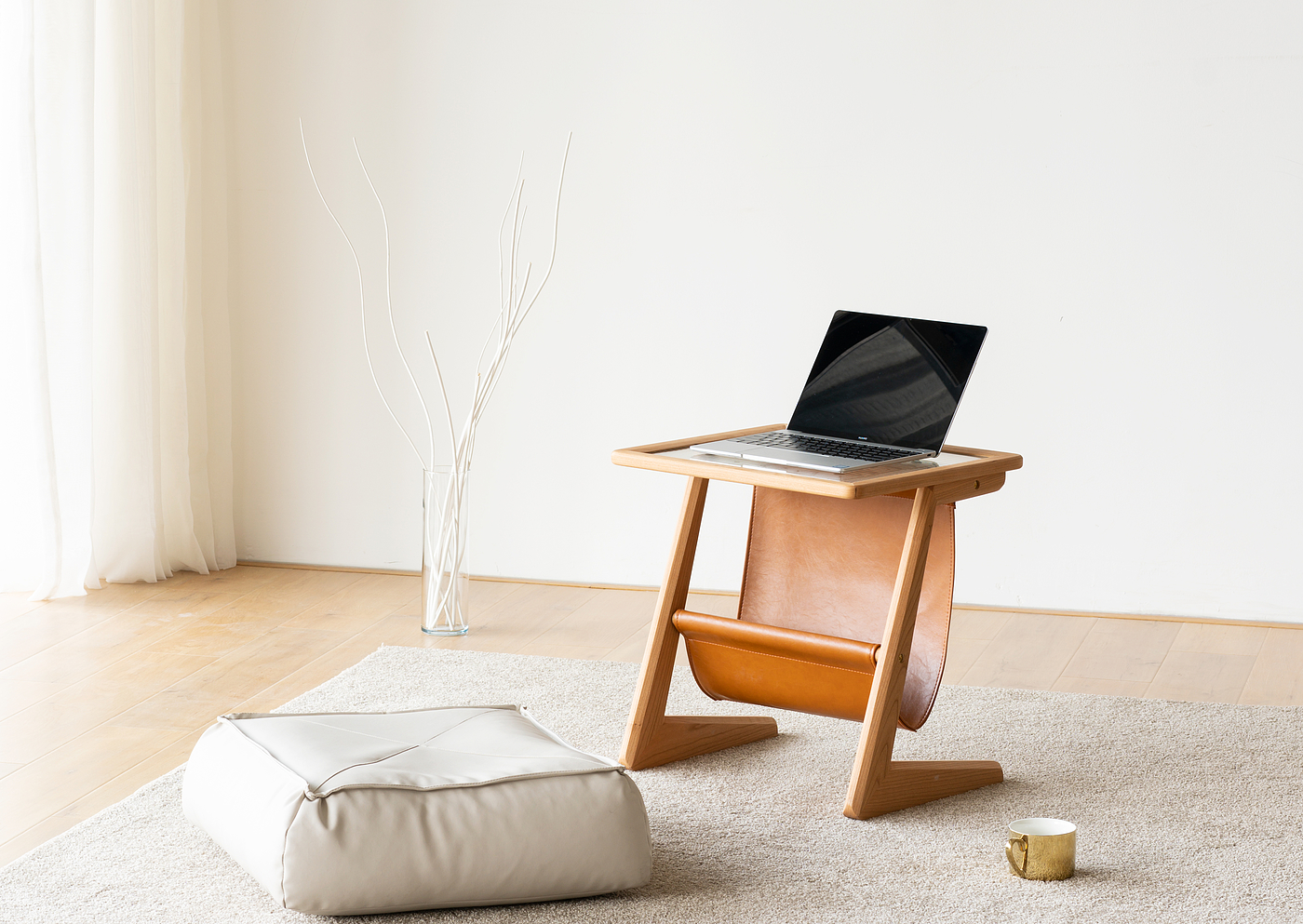 Solid wood furniture，furniture design ，Cherry wood furniture，product design，Side table，bedside cupboard，