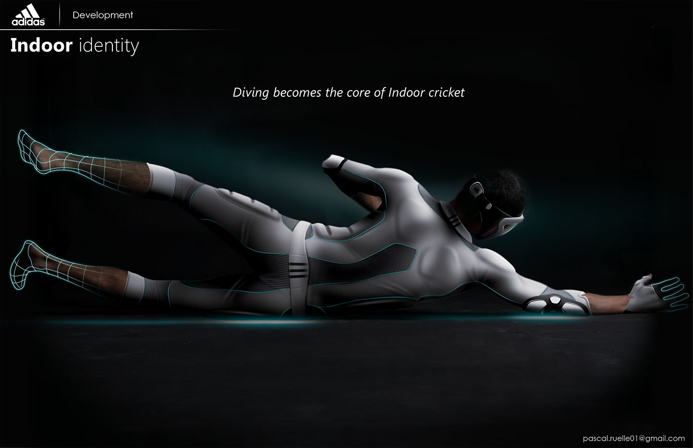 Wearable ，Cricket，Adidas，conceptual design，motion，