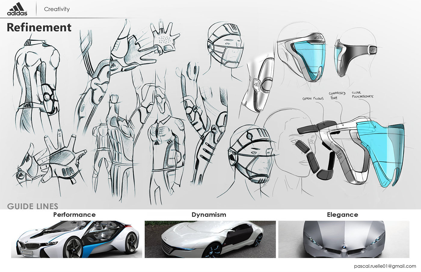 Wearable ，Cricket，Adidas，conceptual design，motion，