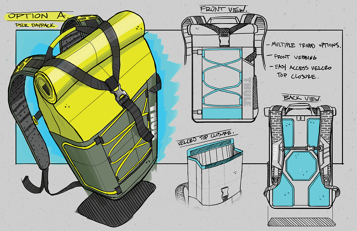 knapsack，fashion，DSLR，outdoors，on foot，Hand drawn，