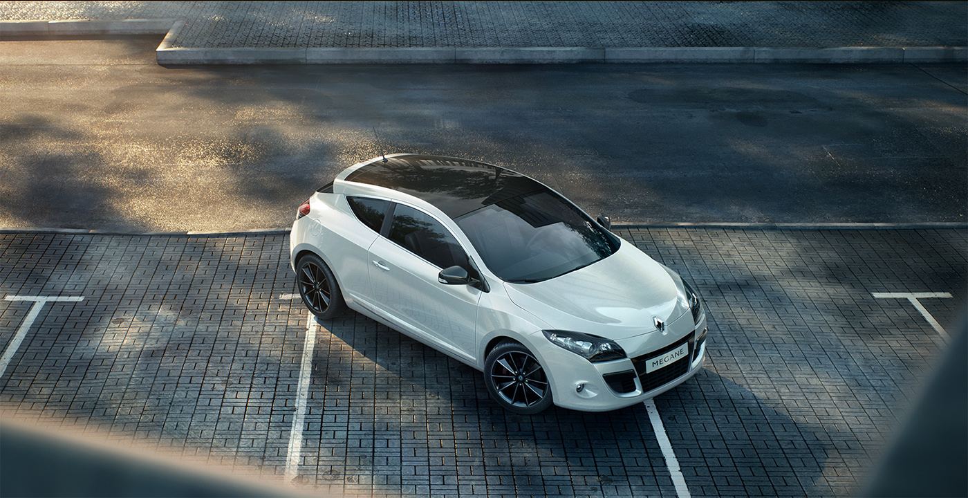 Renault Megane，Car，orange，white，