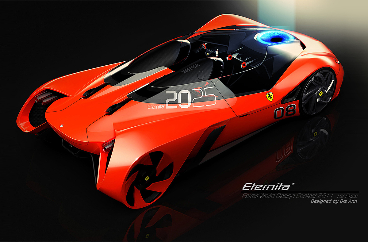 Ferrari，concept，future，