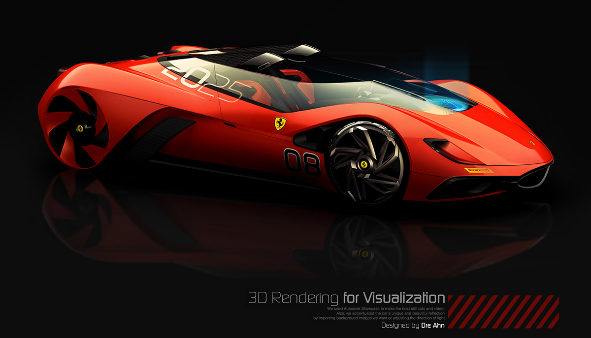 Ferrari，concept，future，