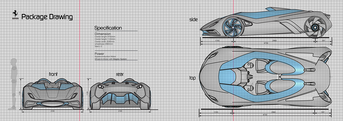 Ferrari，concept，future，