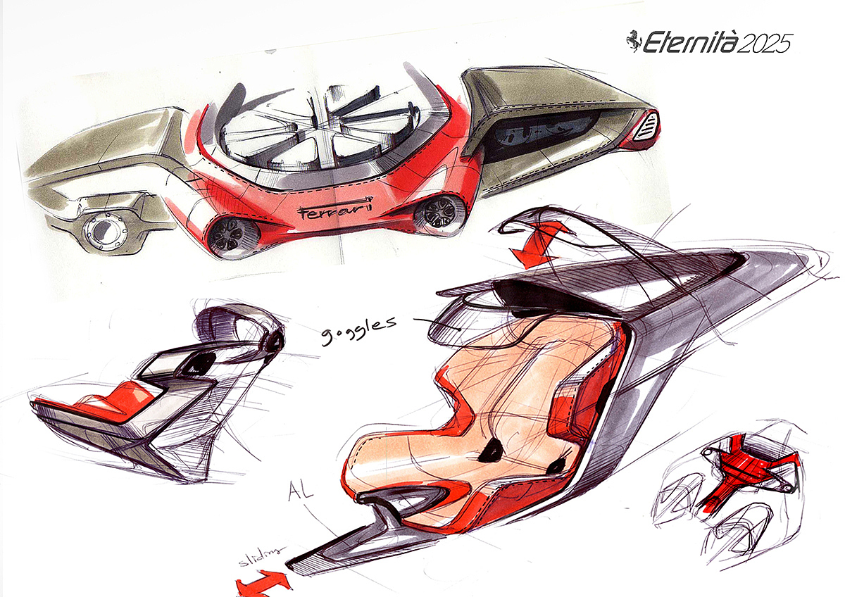 Ferrari，concept，future，