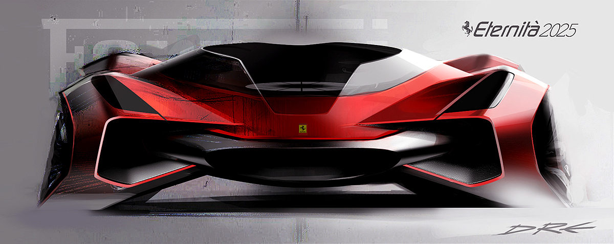 Ferrari，concept，future，