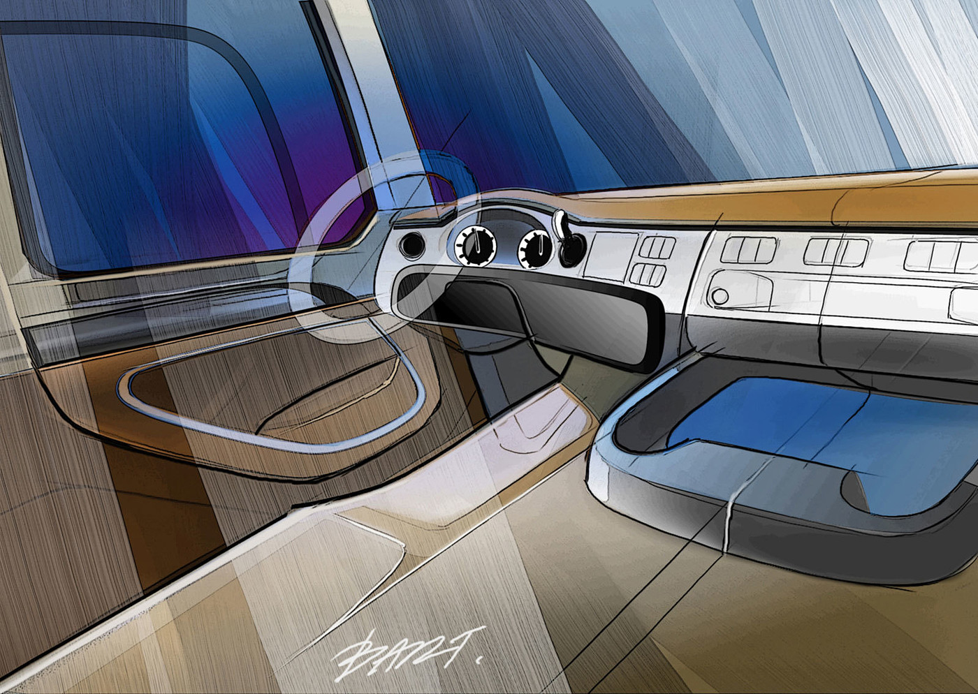 industrial design，vehicle，Heavy industry machinery，truck，Doff，Hand drawn，