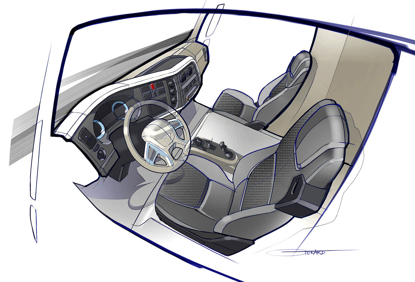 industrial design，vehicle，Heavy industry machinery，truck，Doff，Hand drawn，