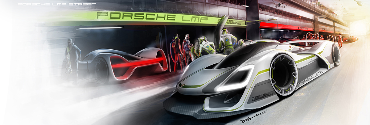 automobile，Porsche，Model，