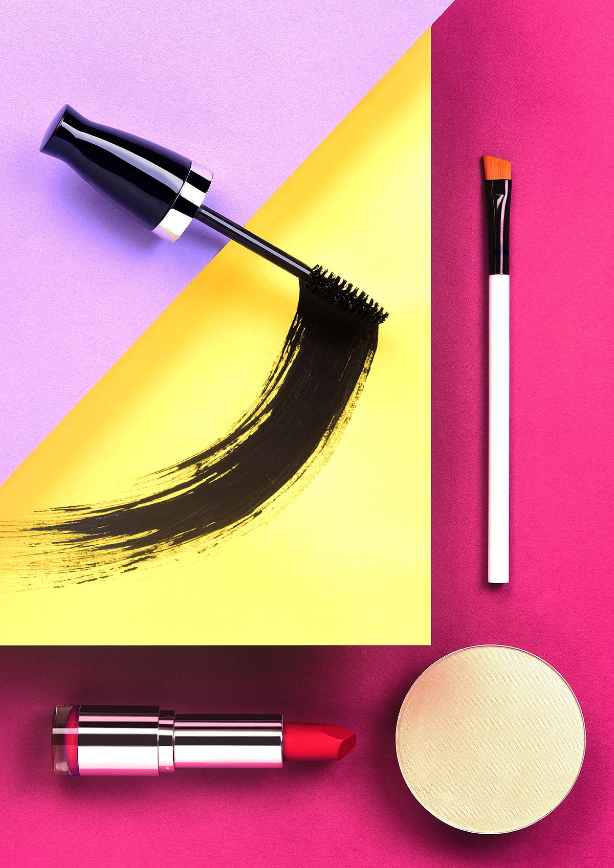 Cosmetics ，female sex，colour，