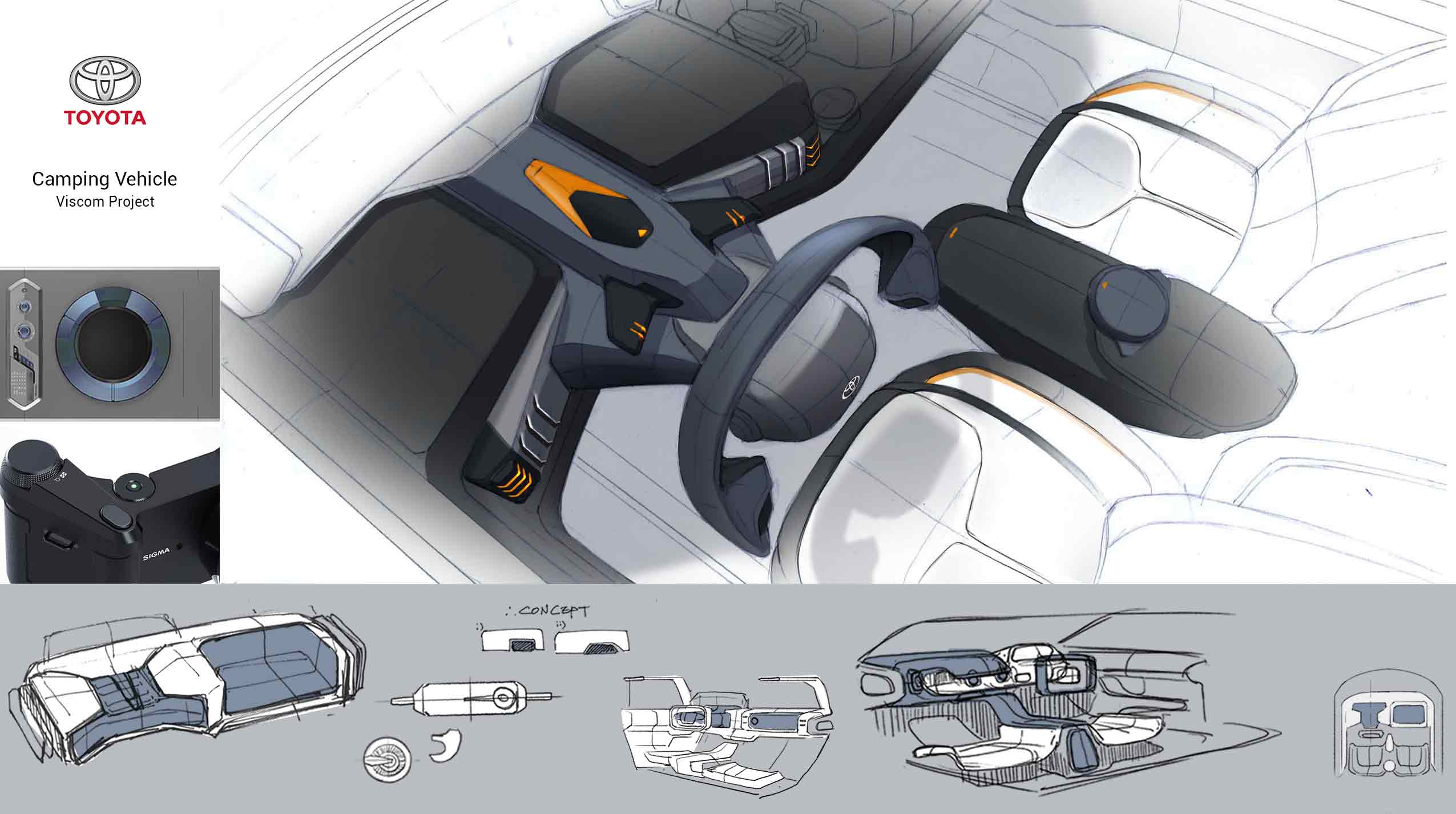 Automotive Interior Sketches 2018 - 普象网