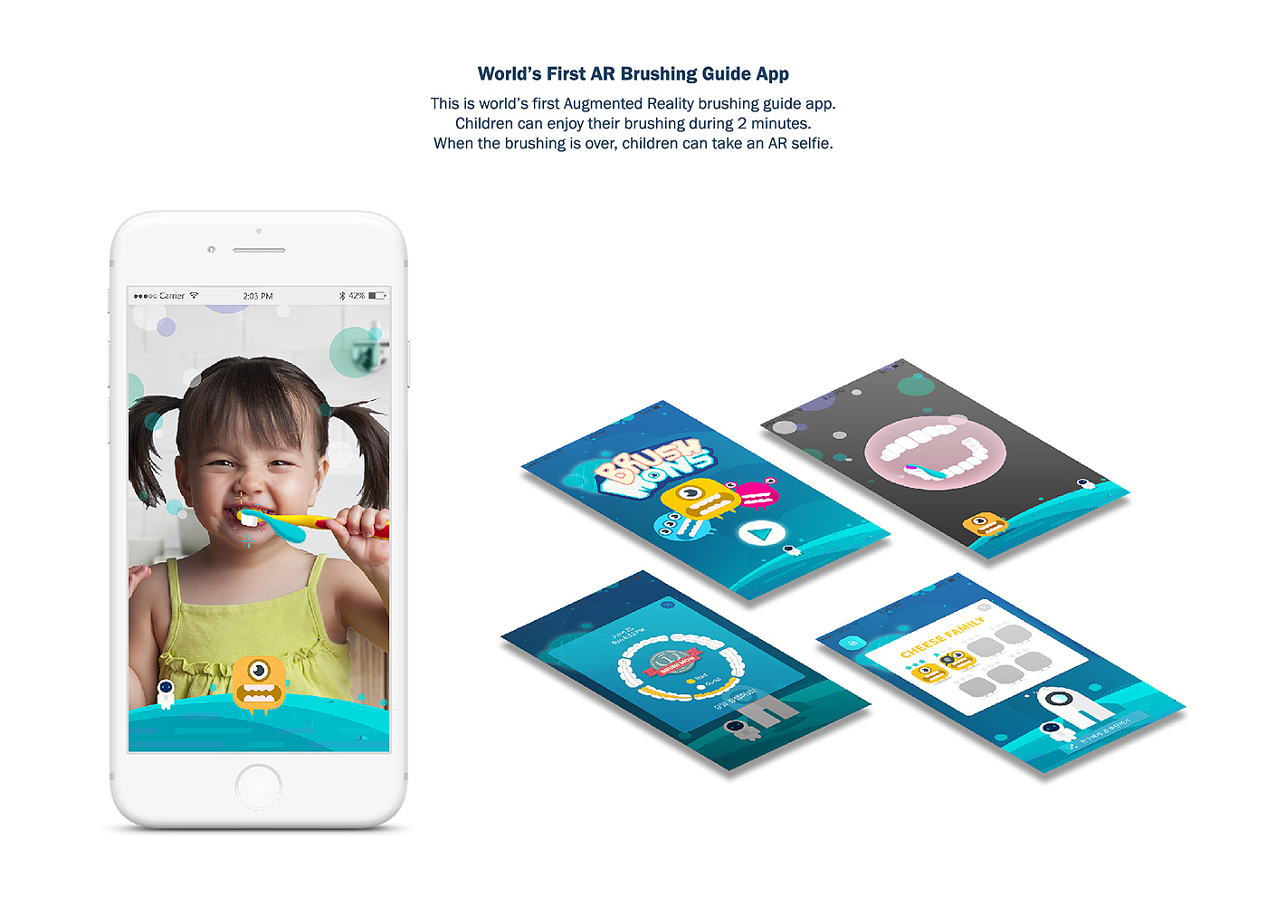 Electric toothbrush，app，children，